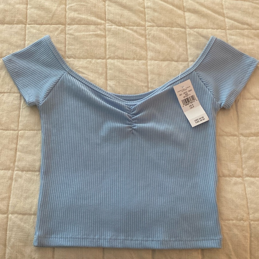 American eagle off the shoulder top